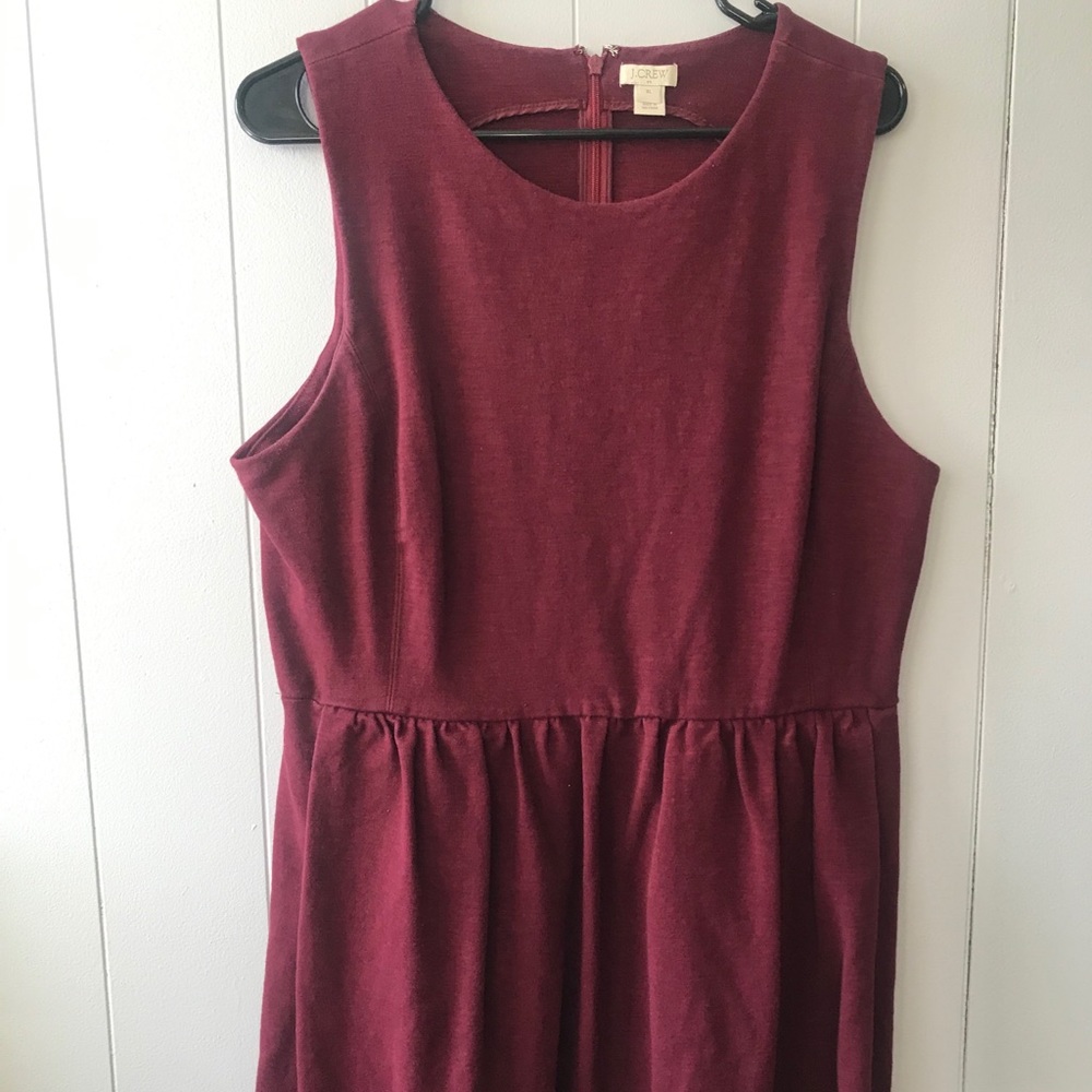 J.Crew dress, maroon